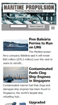 Mobile Screenshot of maritimepropulsion.com