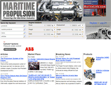 Tablet Screenshot of contributors.maritimepropulsion.com